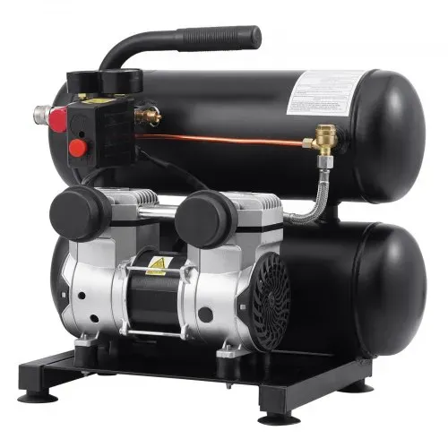 VEVOR-Luftkompressor, 4,6 Gallonen Stahltank, 1 PS 2,0 CFM@90 PSI ölfreier Luftkompressor und max. 120 PSI Druck, 80 dB ultraleiser tragbarer Kompressor, für Autoreparatur, Reifenbefüllung, Spritzlackierung – Bild 9