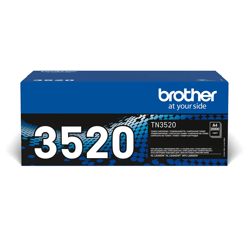 Brother TN-3520 Tonerkartusche 1 Stück(e) Original Schwarz Brother TN-3520 Tonerkartusche 1 Stück(e) Original Schwarz