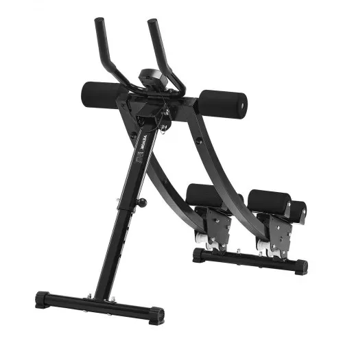 VEVOR Bauchmuskeltrainingsgerät Bauchtrainer AB-Maschine für Fitnessstudio, Bauchtrainer 200 kg Gewichtskapazität, Bauchmuskeltrainer für Krafttraining, klappbares verstellbares Fitnessgerät – Bild 9