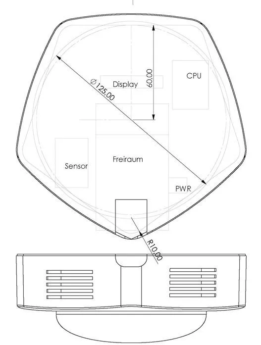 ALLNET PoE RGBW-Lampe mit 1x MSR Sensorport / LAN / WIFI *ALL-PoE-RGBW-LAMP* – Bild 4