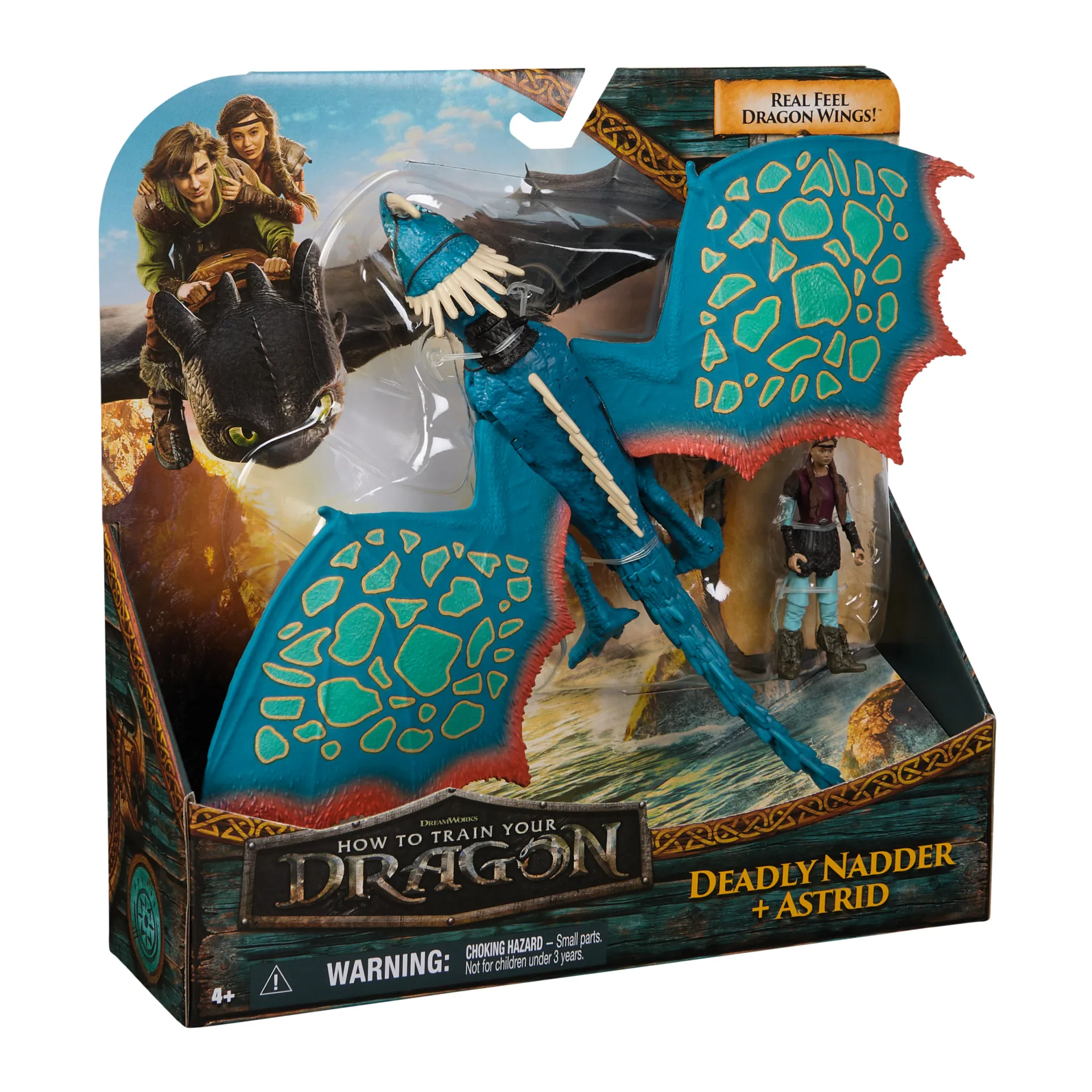 DreamWorks Dragons Drachenzähmen leicht gemacht - Wikinger & Drachen Actionfiguren-Set, Sturmpfeil & Astrid – Bild 7
