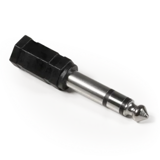 Kopfhöhrer-Adapter HOLLYWOOD, AUX Klinke 3,5mm auf 6,35mm, Stereo Kopfhöhrer-Adapter HOLLYWOOD, AUX Klinke 3,5mm auf 6,35mm, Stereo