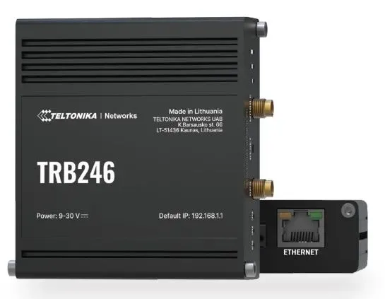 Teltonika · Gateway · TRB246 · LTE Cat 4 Teltonika · Gateway · TRB246 · LTE Cat 4