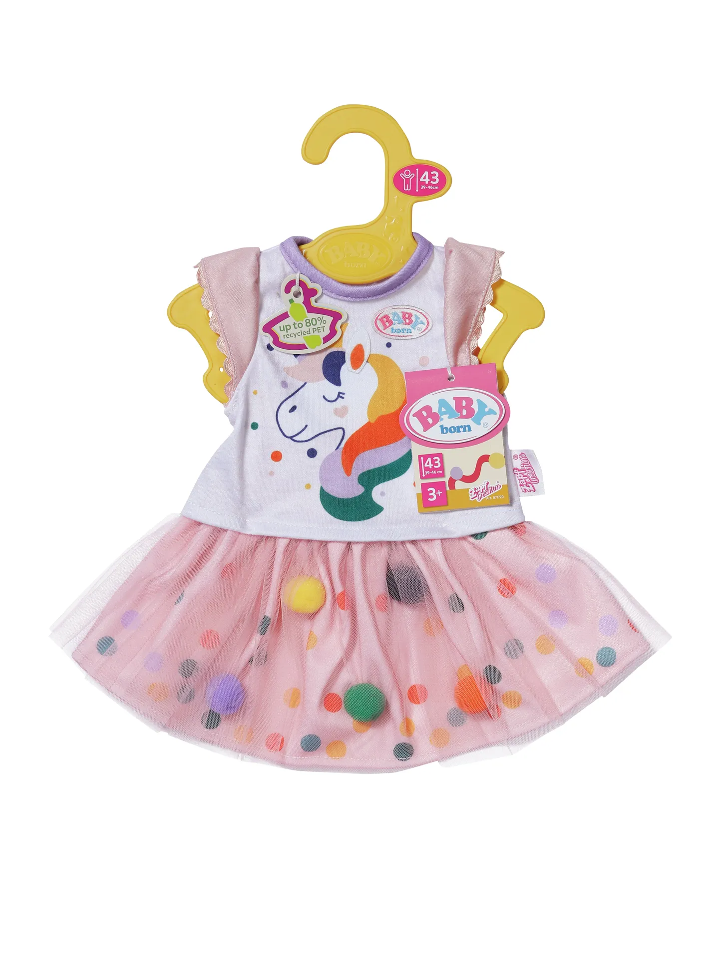 BABY born Tutu Dress Unicorn 43cm Puppenkleid – Bild 2