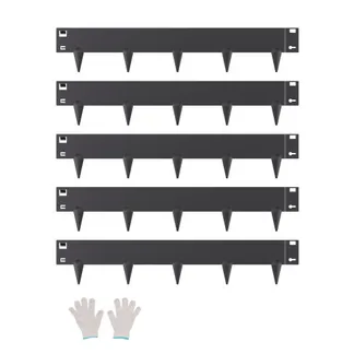 VEVOR Rasenkante, 5er-Set, 990x181x1,5 mm, rostbeständige Beeteinfassung aus Metall, Beetumrandung, Raseneinfassung, einfach zu installieren, Trennwand für Blumenbeete, Hofwege VEVOR Rasenkante, 5er-Set, 990x181x1,5 mm, rostbeständige Beeteinfassung aus Metall, Beetumrandung, Raseneinfassung, einfach zu installieren, Trennwand für Blumenbeete, Hofwege