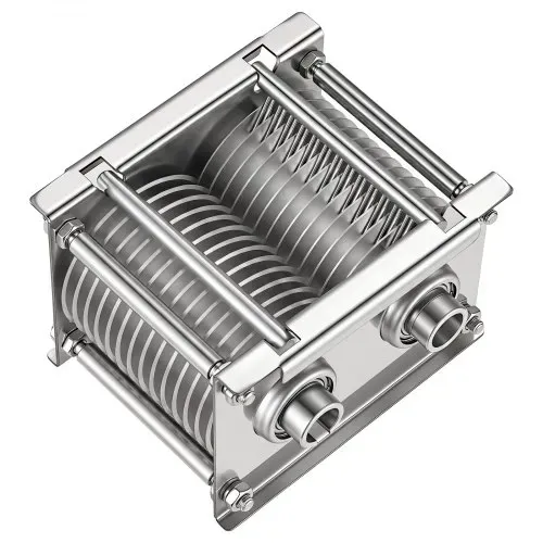 VEVOR Ersatzklingensatz für Modell 90 Aufschnittmaschine 7 mm Edelstahl, Austauschklinge für Gewerbliche Fleischschneider, Kammförmiges Klingen-Set Geeignet für Entbeintes Fleisch & Weiches Gemüse – Bild 8