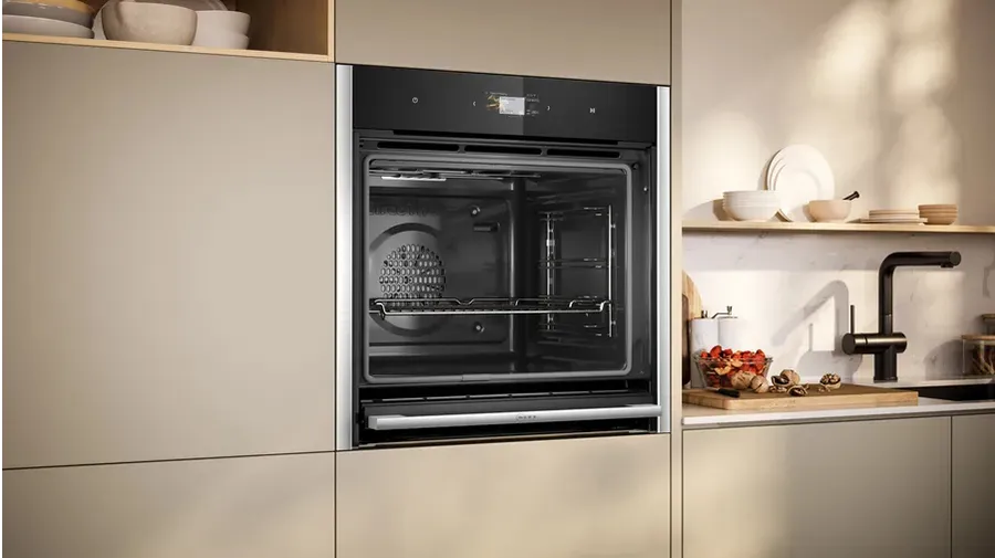 Neff B64CS71N0 Backofen 71 l Schwarz, Edelstahl – Bild 4