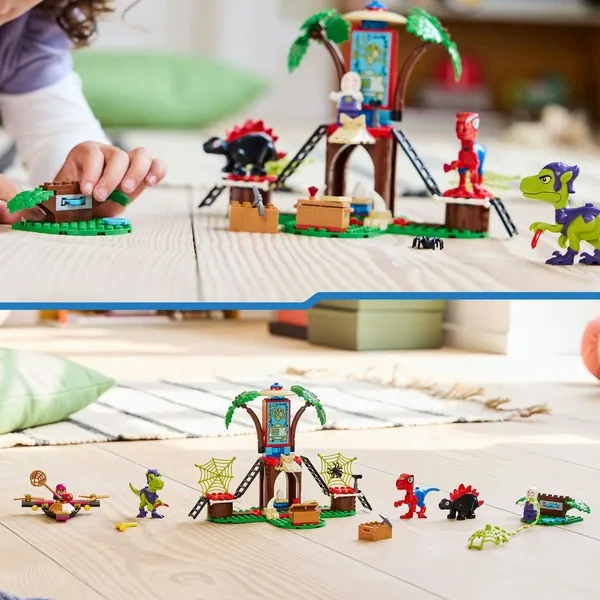 11200 Marvel Spidey und seine Super-Freunde Showdown am Baumhaus: Spidey-Rex vs. Gobby-Raptor, Konstruktionsspielzeug – Bild 6