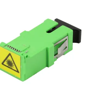 LWL-Kupplung,SC(APC)-Buchse/SC(APC)-Buchse(Laserschutzverschluss), 9/125u Singlemode, simplex, PVC, Keramikhülse, ohne Flansch, Synergy 21 LWL-Kupplung,SC(APC)-Buchse/SC(APC)-Buchse(Laserschutzverschluss), 9/125u Singlemode, simplex, PVC, Keramikhülse, ohne Flansch, Synergy 21