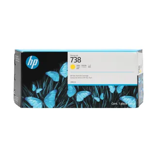 HP 738 DesignJet Druckerpatrone Gelb, 300 ml HP 738 DesignJet Druckerpatrone Gelb, 300 ml