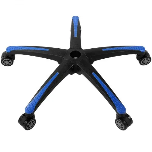 VEVOR Ersatz-Bürostuhl-Basis, 28 Zoll, 2500 lbs statische Belastung, robustes universelles Computer-Schreibtischstuhl-Hocker-Basisteil mit 5 Rollen und verstärkten Beinen, Ersatz-Schreibtischstuhl-Basis, Schwarz + Blau VEVOR Ersatz-Bürostuhl-Basis, 28 Zoll, 2500 lbs statische Belastung, robustes universelles Computer-Schreibtischstuhl-Hocker-Basisteil mit 5 Rollen und verstärkten Beinen, Ersatz-Schreibtischstuhl-Basis, Schwarz + Blau