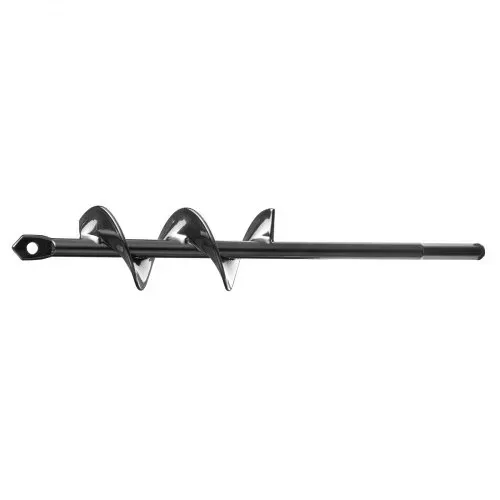 VEVOR Erdbohrer für Bohrmaschine, Ø 4 x 22 cm Pfahlbohrer, für 3/8-Zoll-Sechskant-Bohrer, Erdlochbohrer, Gartenbohrer, Lochbohraufsätze zum Graben von Gartenpfostenlöchern und Zäunen – Bild 10