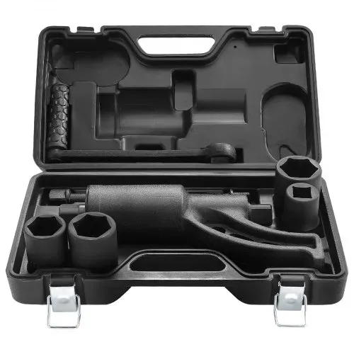 VEVOR Drehmomentvervielfältiger 4800 Nm, Drehmoment Verstärker 1:58, Drehmomentverstärker 25,4 x 25,4 mm, Drehmomentverstärker Radschlüssel Set 21# quadratisch, 33 mm, 38 mm und 41 mm Kraftschrauber – Bild 10