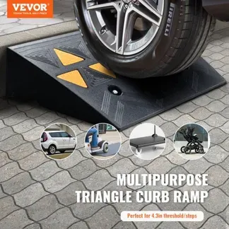 VEVOR 2xSchwellenrampe Vollgummi Türschwellenrampe Max. Tragfähigkeit bis zu 15Tonnen Bordsteinrampe 50x32x11cm Rollstuhlrampe Auffahrrampe Gummirampe ideal für unebenen Boden Bordsteinkanten VEVOR 2xSchwellenrampe Vollgummi Türschwellenrampe Max. Tragfähigkeit bis zu 15Tonnen Bordsteinrampe 50x32x11cm Rollstuhlrampe Auffahrrampe Gummirampe ideal für unebenen Boden Bordsteinkanten