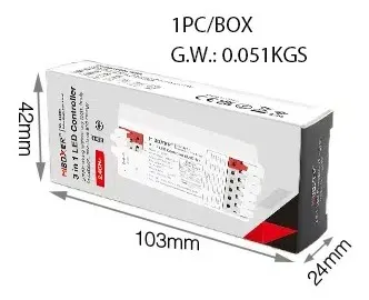 MiBoxer E3-RF LED Controller 3in1 (RGB/RGB-W/RGB+CCT) 2,4GHz – Bild 4