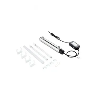 VEVOR UV-Wasserreiniger 3,785 L/min vielseitiger Ultraviolett-Wasserreinigerfilter mit Edelstahlgehäuse, UV-Wasserfilter für das ganze Haus mit Quarzhülle, geeignet zum Duschen/Trinken/Reinigen VEVOR UV-Wasserreiniger 3,785 L/min vielseitiger Ultraviolett-Wasserreinigerfilter mit Edelstahlgehäuse, UV-Wasserfilter für das ganze Haus mit Quarzhülle, geeignet zum Duschen/Trinken/Reinigen