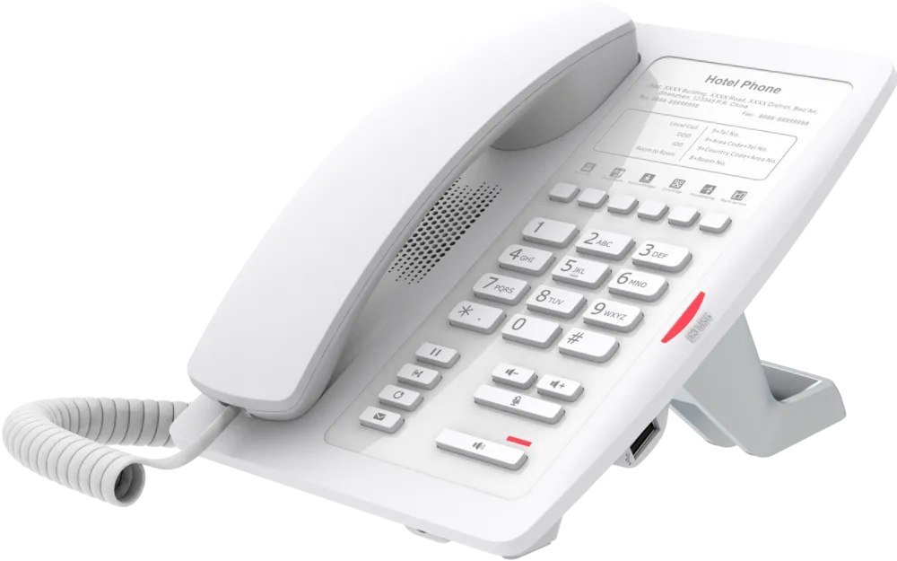 Fanvil H3W V2-White, H3W-White—WiFi Hotel Phone / SIP / POE / Wi-Fi Fanvil H3W V2-White, H3W-White—WiFi Hotel Phone / SIP / POE / Wi-Fi