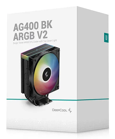 DeepCool AG400 BK ARGB V2 Chipset Ventilator 12 cm Schwarz 1 Stück(e) – Bild 6