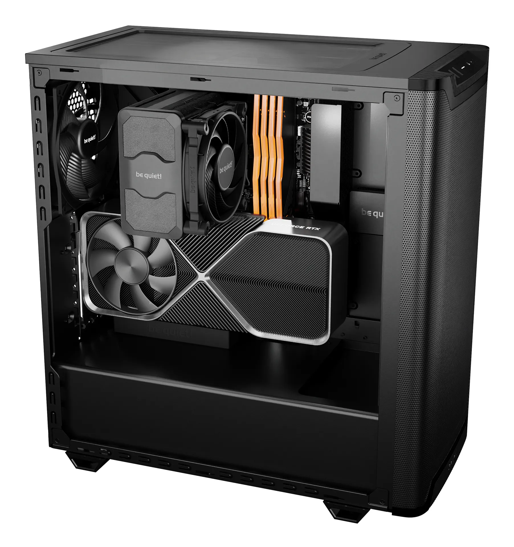 be quiet! PURE BASE 501 Airflow Window Black Midi Tower Schwarz – Bild 5