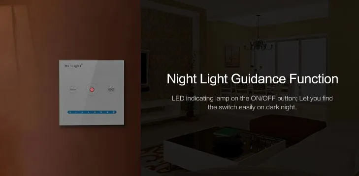 MiBoxer P1 LED Fernbedienung Smart Panel Controller(Brightness) – Bild 6