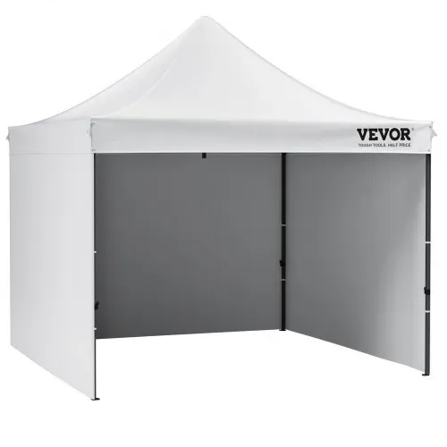 VEVOR Pavillon 304,8x304,8x320cm Gartenzelt 500D PU-Silber-Gewebe Faltpavillon höhenverstellbar inkl. Aufbewahrungstasche Partyzelt 6-8 Personen Pop up Zelt Weiß Gartenpavillon für Campingausflug – Bild 10