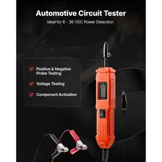VEVOR Kfz Stromkreistester Elektroprüfer mit Stromkreissonde & LED-Bildschirm & Beleuchtung, 6–36 DCV Spannungsprüfer mit 4 m Kabel & ABS-Gehäuse, elektrischer Detektorfinder Stromkreisprüfer VEVOR Kfz Stromkreistester Elektroprüfer mit Stromkreissonde & LED-Bildschirm & Beleuchtung, 6–36 DCV Spannungsprüfer mit 4 m Kabel & ABS-Gehäuse, elektrischer Detektorfinder Stromkreisprüfer