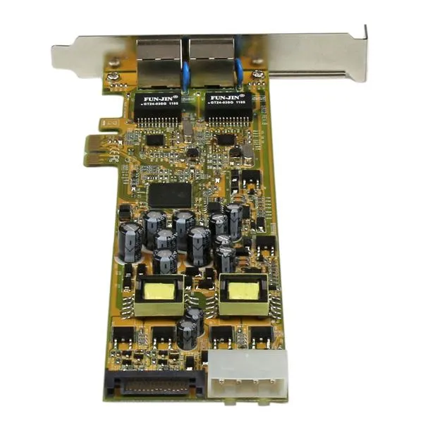 StarTech.com Dual Port PCI Express Gigabit Netzwerkkarte - PCIe PoE/PSE NIC Server Adapter – Bild 4