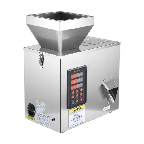 VEVOR Pulverabfüllmaschine Partikelspender Pulverfüller Automatisch 1-99,9g, Intelligentes Wiegen & Abfüllen, Edelstahlkonstruktion, Hohe Genauigkeit, Ideal für Nüsse Samen Kaffeebohnen Getreide Mehl – Bild 9