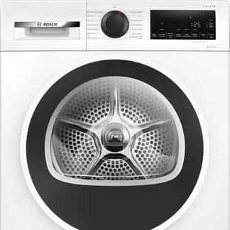 Bosch Serie 6 WQG241001 Wäschetrockner Freistehend Frontlader 9 kg Weiß Bosch Serie 6 WQG241001 Wäschetrockner Freistehend Frontlader 9 kg Weiß