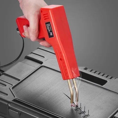 VEVOR Kunststoff Schweißgerät, 100 W Kunststoff Reparatur Set mit 800 Heißklammern, Schweißpistole, Kunststoff-Autostoßstangen mit LED-Licht für Kajaks, Spielzeuge, Reparatur von Kunststoffrissen – Bild 7