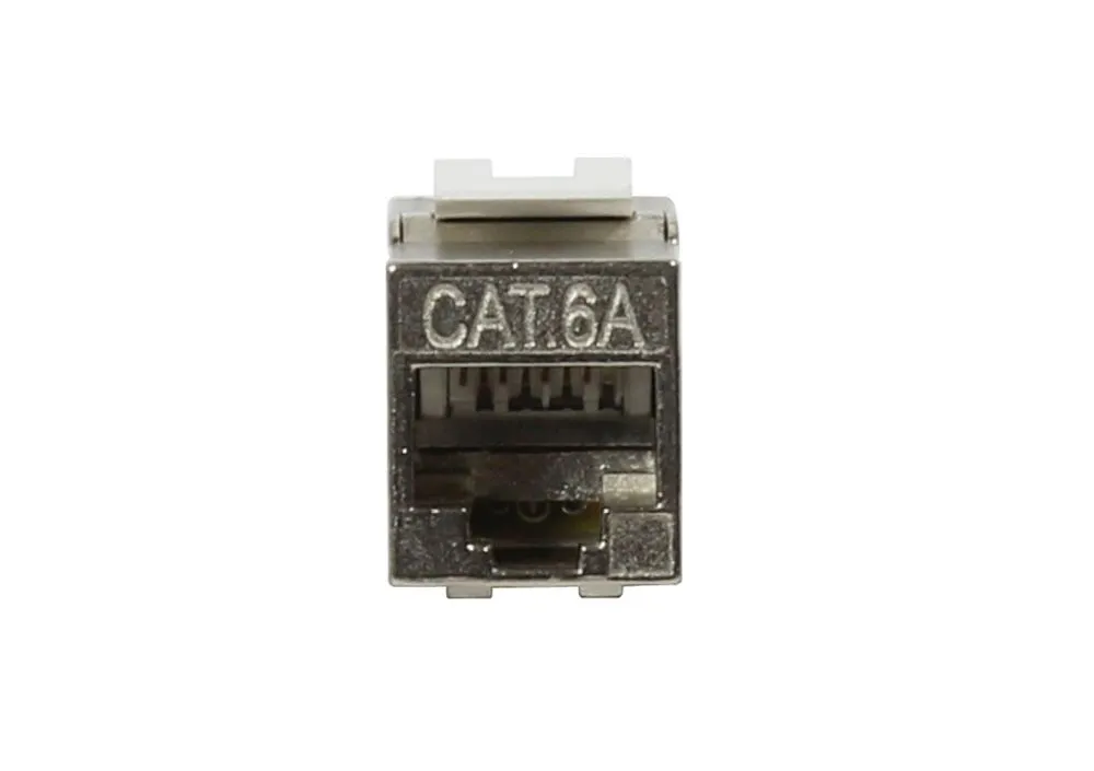 Keystone, Modul, TP-Buchse(RJ45), CAT6A, 500MHz, Slim-line/Short, 3P, Synergy 21, – Bild 2