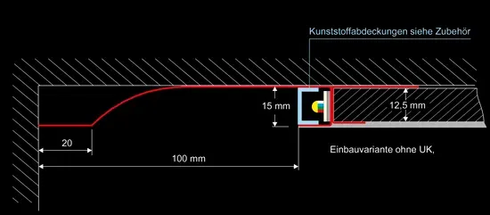 Synergy 21 LED Profil 200cm, Zinkblech TYP-D – Bild 3