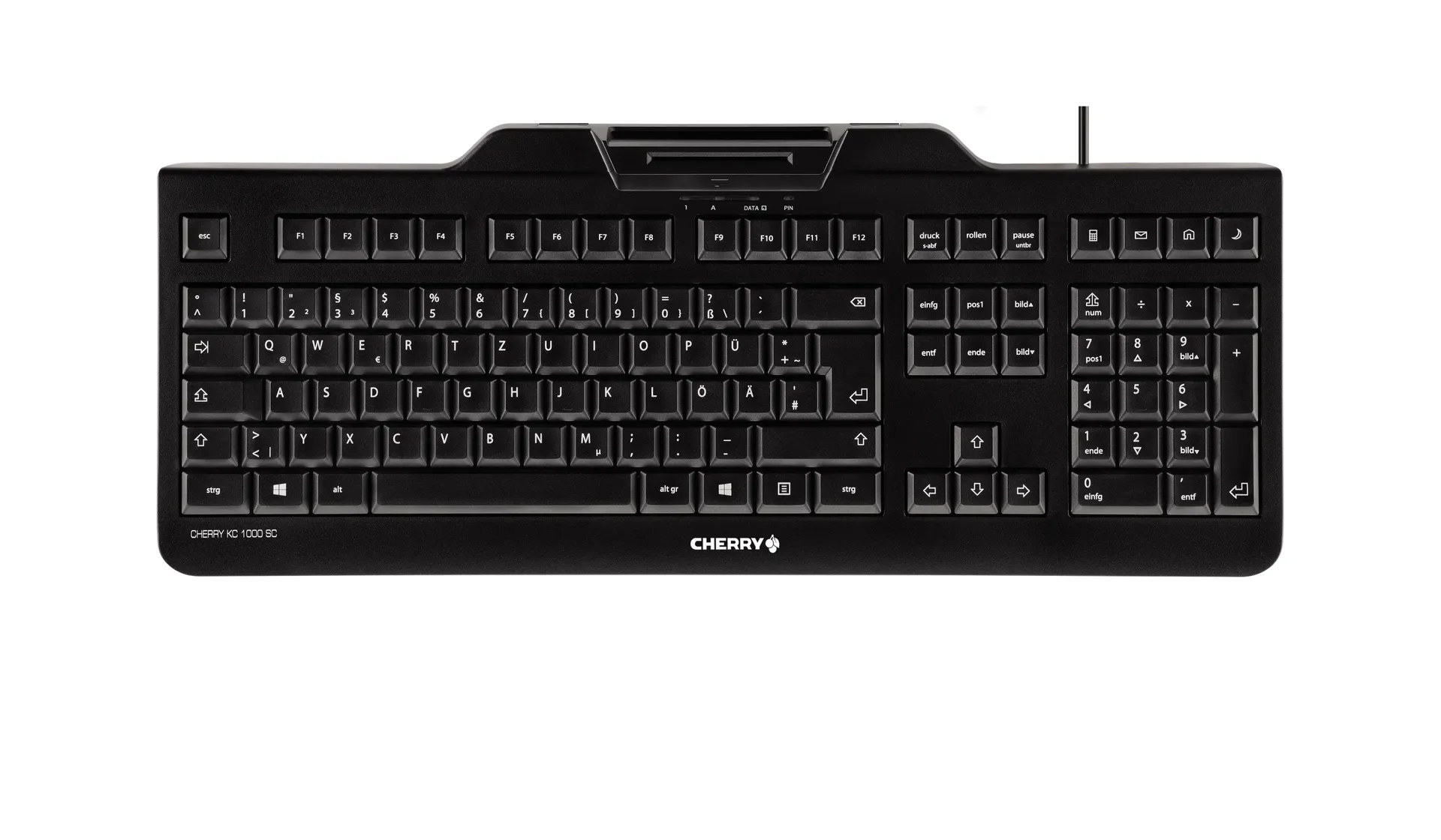 Contour Design KC 1000 SC Kabelgebundene Chipkarten Tastatur, Schwarz, USB (QWERTZ – DE) Contour Design KC 1000 SC Kabelgebundene Chipkarten Tastatur, Schwarz, USB (QWERTZ – DE)