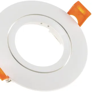Einbaustrahler „CT-K86“ Kunstoff, Ø 86mm für 50mm Lampen, Weiß Einbaustrahler „CT-K86“ Kunstoff, Ø 86mm für 50mm Lampen, Weiß