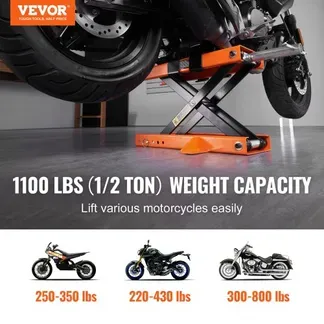 VEVOR Motorradheber 500 kg Belastbar Motorrad Heber Hebebühne Motorradhebebühne Montagebock Motorrad, Einstellbare Motorradheber Montagebock Motorradlift, Motoständer in Garage & Außenbereichen VEVOR Motorradheber 500 kg Belastbar Motorrad Heber Hebebühne Motorradhebebühne Montagebock Motorrad, Einstellbare Motorradheber Montagebock Motorradlift, Motoständer in Garage & Außenbereichen