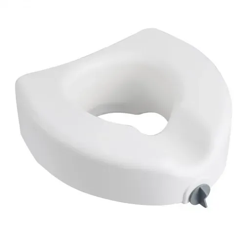 VEVOR Toilettensitzerhöhung Toilettenerhöhung (158 kg Tragkraft) 127 mm Hubhöhe, erhöhter Toilettensitz mit vergrößerter Öffnung für ältere Menschen Senioren, längliche & runde Schüsseln – Bild 8