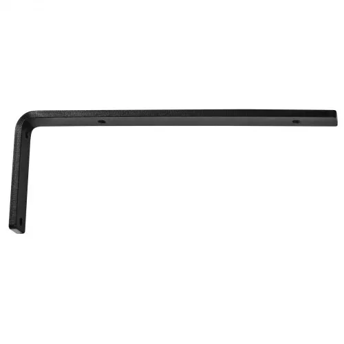 VEVOR Regalhalterung, robuste schwebende Regalträger 256 x 155 mm, 4 Stück Halterungen für Regale, 5 mm dicke mattschwarze L-Regalhalter, Regalhalterungen aus Stahl mit 72,6 kg Tragkraft – Bild 10