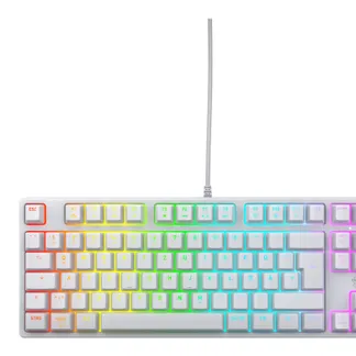 CHERRY K4V2 RGB Tenkeyless White edition, Mechanical gaming keyboard, German CHERRY K4V2 RGB Tenkeyless White edition, Mechanical gaming keyboard, German