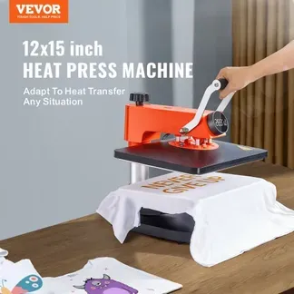 VEVOR Hitzepresse – 8-in-1-Hitzepresse-Sublimationsmaschine für selbstgemachte T-Shirts/Hüte/Becher/Wärmeübertragungsprojekte, 12 x 15 Multifunktions-Hitzepresse zum Wegschwenken mit 360°-Drehung VEVOR Hitzepresse – 8-in-1-Hitzepresse-Sublimationsmaschine für selbstgemachte T-Shirts/Hüte/Becher/Wärmeübertragungsprojekte, 12 x 15 Multifunktions-Hitzepresse zum Wegschwenken mit 360°-Drehung