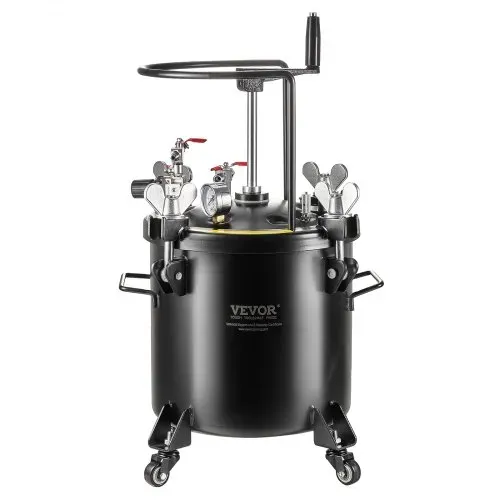 VEVOR Druckbehälter für Sprühfarbe, 20 L Druckbehälter, 70 psi einstellbarer Druck, Druckbehälter-Farbbehälter mit Rollen und Dichtmittel zur Leckreparatur, für Heimdekoration und Industrielackierung – Bild 9
