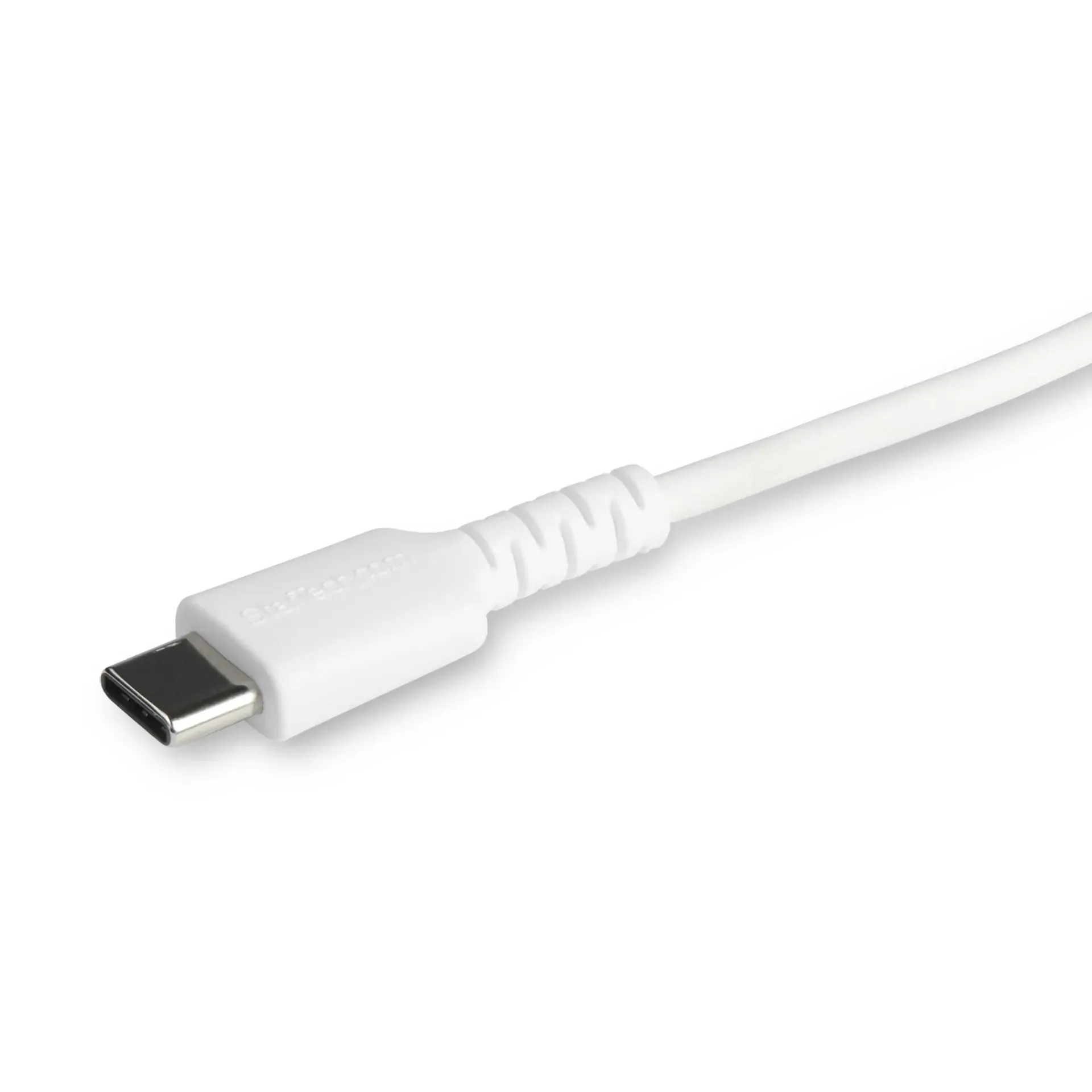 StarTech.com 1m strapazierfähiges weißes USB-C auf Lightning-Kabel - Hochbelastbare, robuste Aramidfaser - USB Typ-C auf Lightningkabel - Lade-/Synchronisationskabel - Apple MFi-zertifiziert iPad/iPhone 12 – Bild 2
