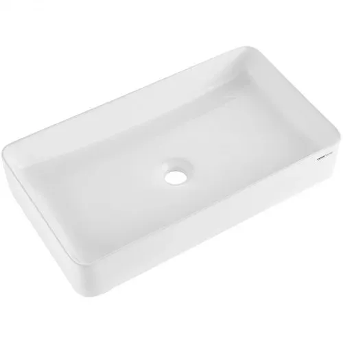 VEVOR Rechteckiges Aufsatzwaschbecken, 61 x 35 cm, Badezimmer-Aufsatzwaschbecken, weißes Keramik-Waschbecken über der Theke, moderner Stil, hell und elegant, gut verpackt für Badezimmer, Hotel, Toilette, Wohnmobil VEVOR Rechteckiges Aufsatzwaschbecken, 61 x 35 cm, Badezimmer-Aufsatzwaschbecken, weißes Keramik-Waschbecken über der Theke, moderner Stil, hell und elegant, gut verpackt für Badezimmer, Hotel, Toilette, Wohnmobil
