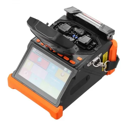 VEVOR Glasfaser Spleißgerät, 6 Motoren, Fusionsspleißgerät, Kern-/Mantelausrichtung, 6 s Spleißen, 13 s Aufheizen, Touchscreen, 3-in-1-Fusion Splicer, 7800 mAh Akku für SM MM DS NZDS – Bild 9
