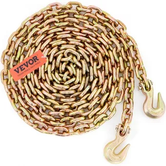 VEVOR Abschleppkette 9,53 mm x 6 m Rückekette 3220 kg Tragfähigkeit G80 Transport Binderkette Stahl Forstkette Stahlkette robuste Kette zum Heben, Laden, Abschleppen und Festbinden usw. VEVOR Abschleppkette 9,53 mm x 6 m Rückekette 3220 kg Tragfähigkeit G80 Transport Binderkette Stahl Forstkette Stahlkette robuste Kette zum Heben, Laden, Abschleppen und Festbinden usw.
