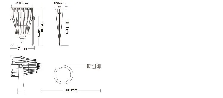 MiBoxer FUTC08 LED Garten Lampe 6W RGB-WW (RGB-CCT) mit Funk und WLAN IP65 DC24V – Bild 6