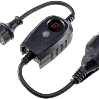 Zwischenstecker mit Dämmerungsschalter und Zeitvorwahl (1- 9 Std.) über Display Zwischenstecker mit Dämmerungsschalter und Zeitvorwahl (1- 9 Std.) über Display