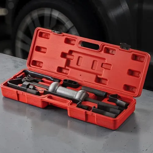 VEVOR Dellenzieher 4,5 kg 13 in1 Gleithammer Dellenentfernungsset, Karosserie Reparatur Werkzeug zum Entfernen von Autoschäden, Reparaturrahmen mit Verlängerungsstange & rutschfestem Griff – Bild 7