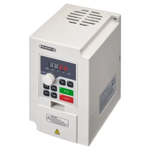 VEVOR Frequenzumrichter VFD 3 PS, 2,2 kW, 5 A, 3-Phasen-Wechselstrom, 380 V Eingang auf 3-Phasen-Wechselstrom, 0 – 380 V Ausgang, Frequenzumwandler, 50/60 Hz Eingang, 0 – 2000 Hz Ausgang – Bild 10