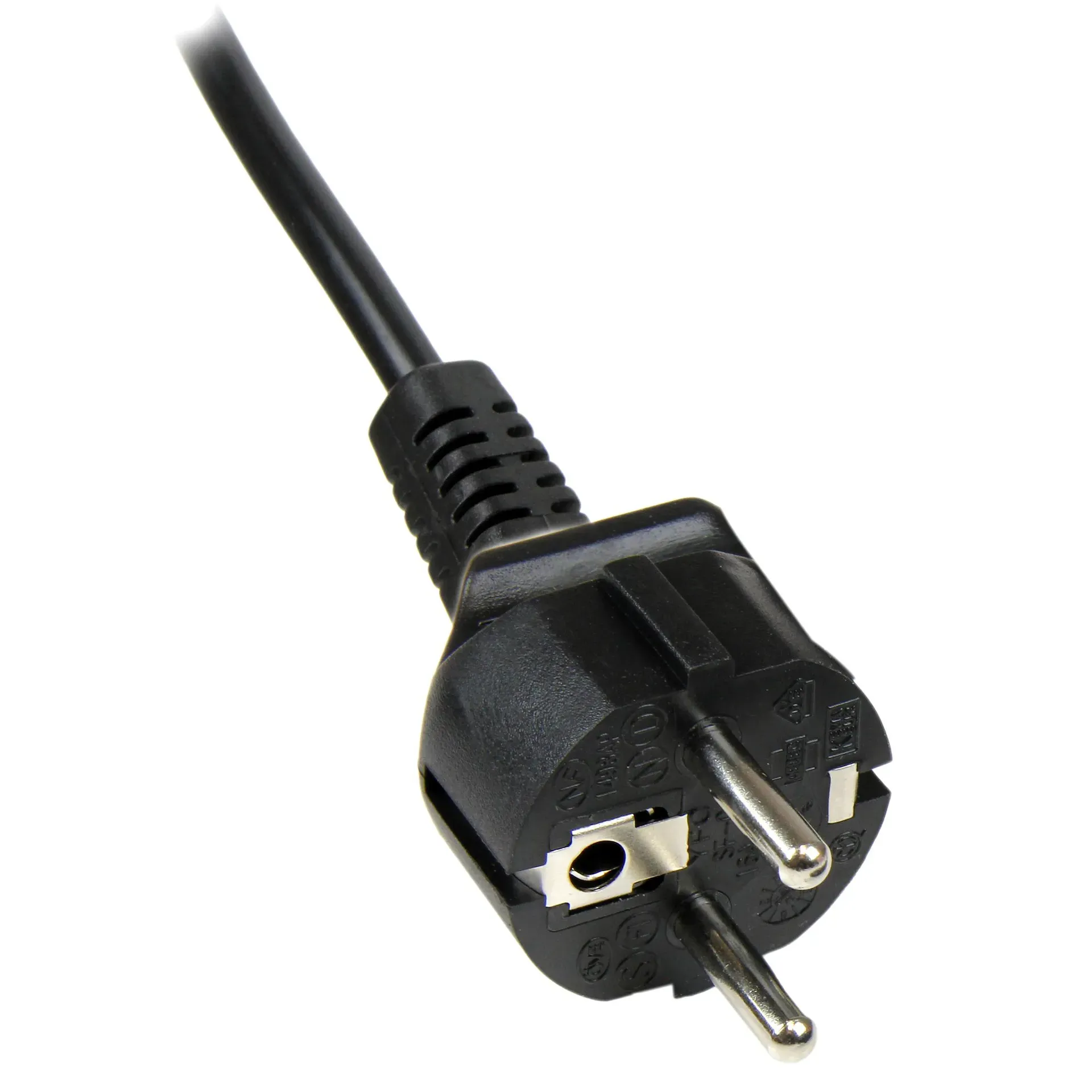 StarTech.com 1 m Laptop Ladekabel, EU Schuko auf C5, 2,5A 250V, 18AWG, Notebook / Laptop Ersatzstromkabel, Laptop Netzteil Stromkabel, Kleeblatt/Mickey Mouse Netzkabel – Bild 2