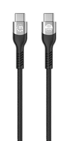 Manhattan 356367 USB Kabel USB 2.0 2 m USB C Schwarz – Bild 4